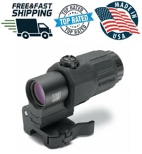 NEW BATCH EOTech G33 G33.STS 3X Magnifier Black with QD Mount WORLDWIDE SHIPPING