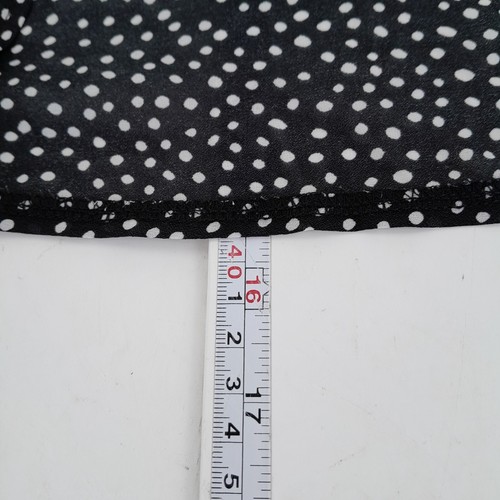 Boux Avenue Top 8 Black Womens Short Sleeve Tie Front Crop - Picture 5 of 10