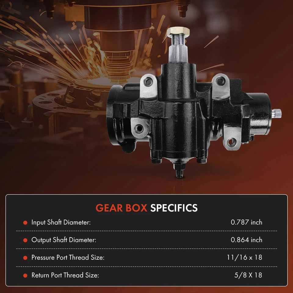 Caja de cambios de dirección asistida para Chevrolet C10 1977-1979 Dodge D100 Ramcharger W150 Foto 3 de 4