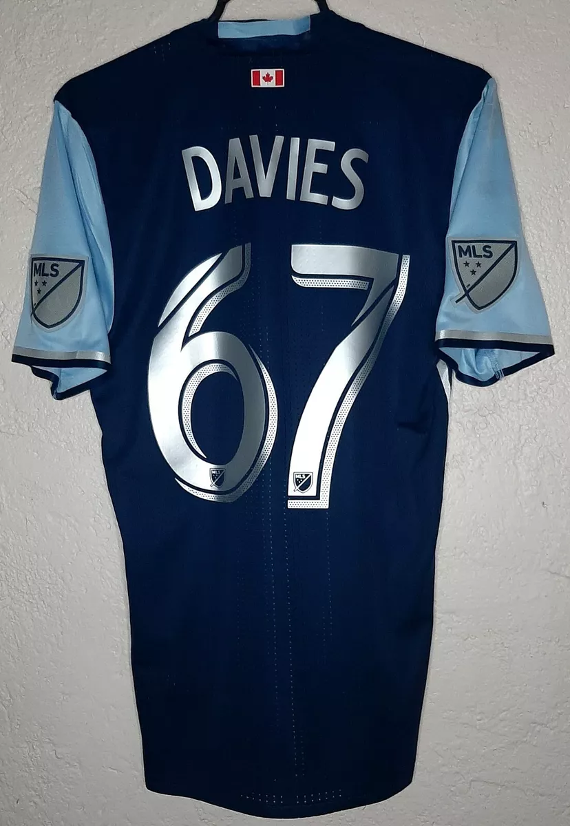 MLS Vancouver Whitecaps 2017 Alphonso Davies Adizero Player Issue Soccer  Jersey