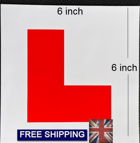 2 X LEARNER L FULLY Magnet Learner Driver L Plates for Learning Driver - Picture 4 of 6
