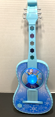 Disney Frozen Guitar Crystal Magic Touch Musical Instrument Lights Princess Toy