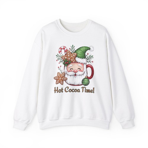 Lo último Sudadera Cocoa Time, Acogedor Suéter de Invierno, Regalo de Navidad, Ropa de Vacaciones, - Imagen 3 de 33