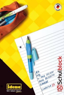 SCHULBLOCK A4 LINIERT BLOCK SCHULE SCHREIBBLOCK  NEU