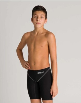 Arena Boys Powerskin St 2.0 2A95850 Black Jammer Bottom Swim Shorts Sz 22 