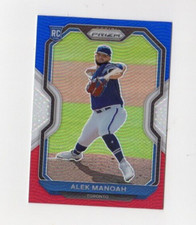 2021 Prizm Baseball Alek Manoah RC #94 Red White Blue Prizm Toronto Blue Jays