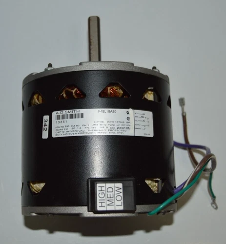 AO Smith 1/3 HP 1075 RPM 208-230V 3SP Blower Motor F48L18A50 NEW