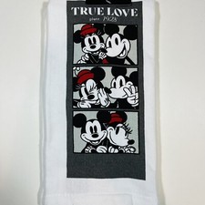 Disney Mickey Mouse Minnie 2 Pack Hand Kitchen Bathroom Towels True Love 1928