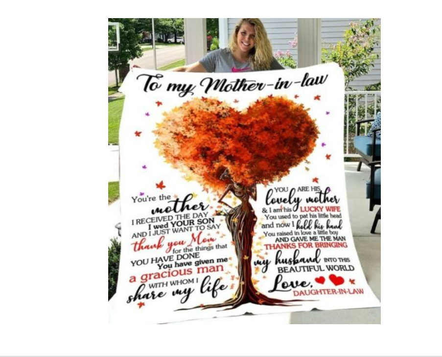 Mother Blanket,Custom Blanket To My Mother In Law Blanket - Gift for Blanket