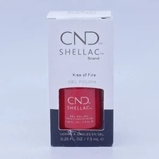 CND Shellac - Kiss of Fire - 0.25oz / 7.3ml