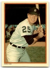 1985 TOPPS CIRCLE K NORM CASH DETROIT TIGERS #25