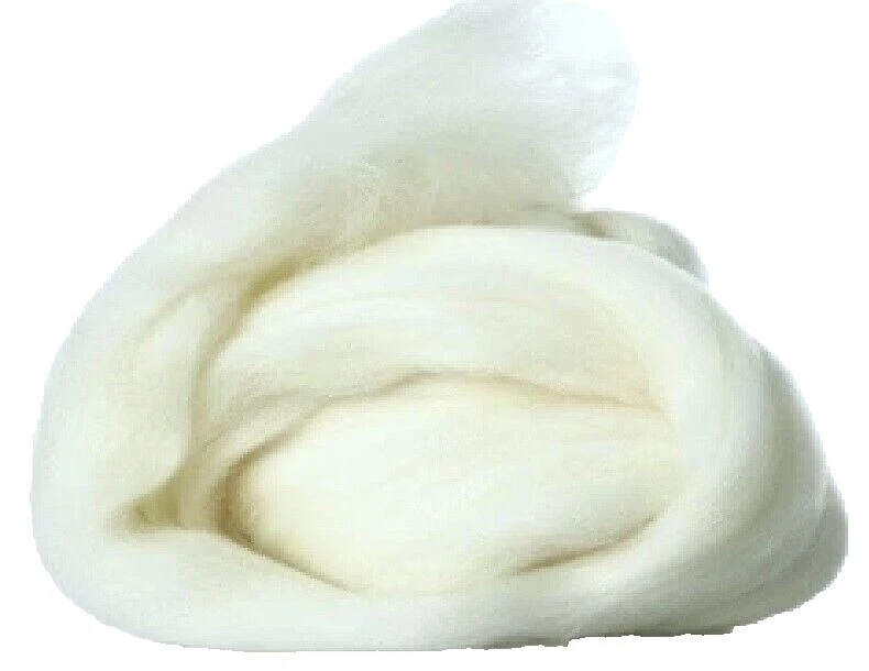 Felting White Craft Spinning Wool Tops