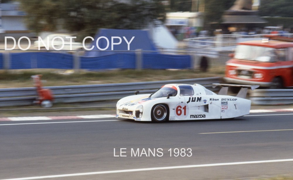 Mazda 717C Mooncraft Le Mans 1983 35mm Photo Slide Steve Soper Weaver Allam Jun Racing