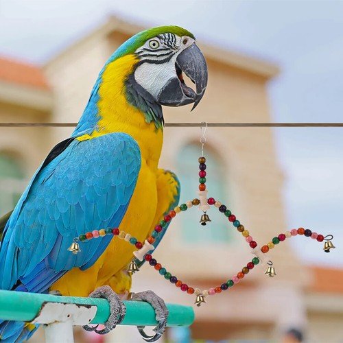 Parrot Perche Stand Oiseau Balançoire officiel Balançoire Perroquet Balançoire En Bois