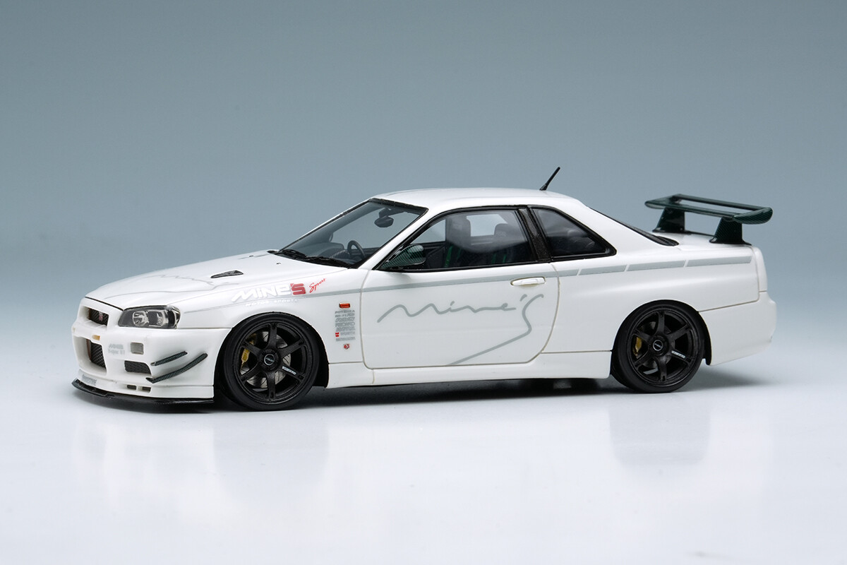 たま Nissan Skyline GT-R Mine's (R34) Make Up EM760 1/43 Mine's Skyline GT-R BNR34 V-spec N1 Tokyo