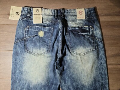 Encrypted Mens Jeans Color: medium Style: M9-794 Size: 36x32 Encrypted Mens Jeans Color: medium Style: M9-794 Size: 36x32