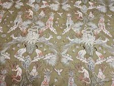 Indian Hand Block Print Cotton Fabric Natural Printed Handmade Sewing Fabric 5YD
