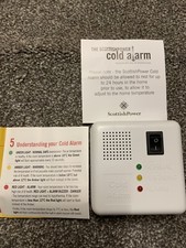 Job lot 50Scottish Power Cold Alarm + Mains Power Adaptor And 9v Battery Back Up