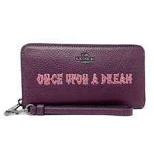 Disney X Coach Long Zip Around Wallet Once Upon A Dream Sleeping Beauty CD971