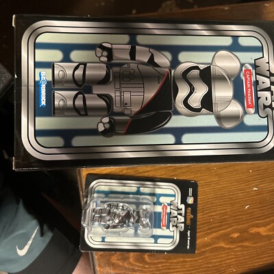 star wars japan edition Captain Phasma 400%and100% Bearbrick Rare