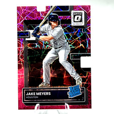 JAKE MEYERS 2022 PANINI DONRUSS OPTIC PINK VELOCITY PRIZM ROOKIE # /249 RC