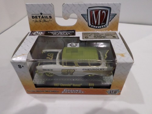 M2 Machines Ground Pounders 1957 Chevrolet Nomad R19 19-01 Limited 750 Pieces - Picture 5 of 6
