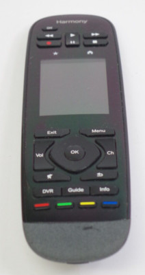 Logitech Harmony N-R0006 Touch Universal Remote Touchscreen Black AS IS READ