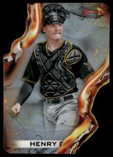 2021 Bowman's Best Henry Davis Heatwave Die Cut #HW-3 Pittsburgh Pirates