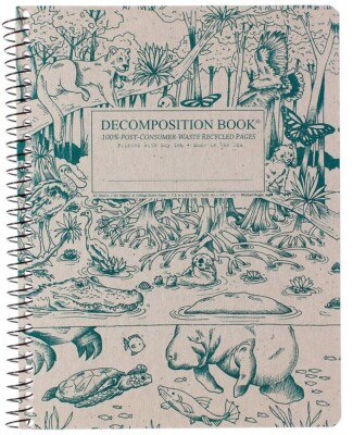Decomposition Michael Roger Book, Everglades, 80 Sheets, College Ruled