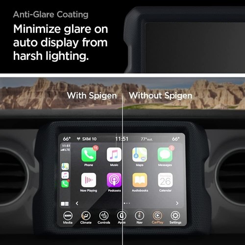 Protector de pantalla de vidrio templado Glas.tr Slim para Jeep Wrangler Gladiator 8.4" - Imagen 6 de 8