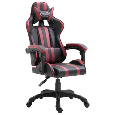 Gaming-Stuhl Weinrot PU D2G7