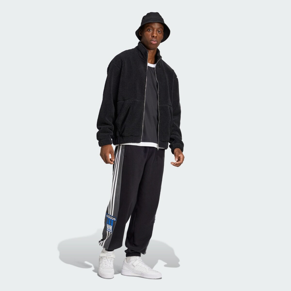 New Adidas Originals Mens PREMIUM ESSENTIALS FLEECE JACKET IW0983