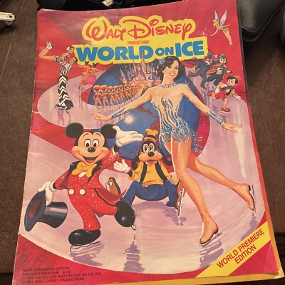 Walt Disney World on Ice 1981 World premiere edition Program