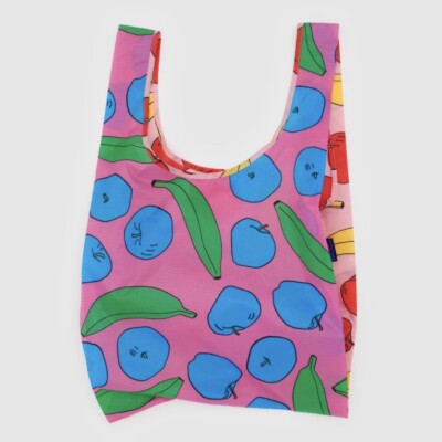 NEW! Baggu STANDARD BAG in “Apples Bananas Mix