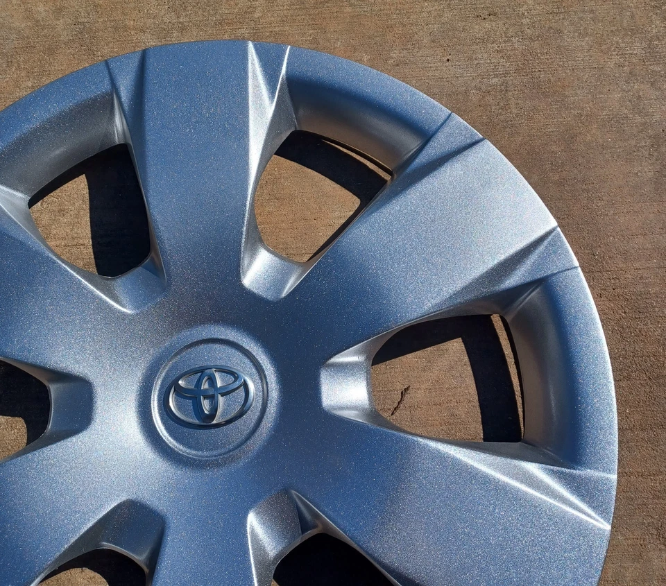 Tapacubos OEM Toyota Camry 2007-2011 se adapta a rueda de 16" 42602 06020, 61137 repintado Foto 3 de 4