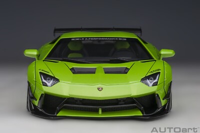 LIBERTY WALK LB-WORKS LAMBORGHINI AVENTADOR PEARL GREEN 1:18 by