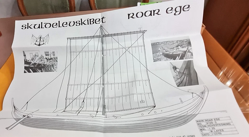 Billing Boats Roar Ege n. 703 1:25 Kit Nave Vichinga da commercio - Immagine 3 di 4