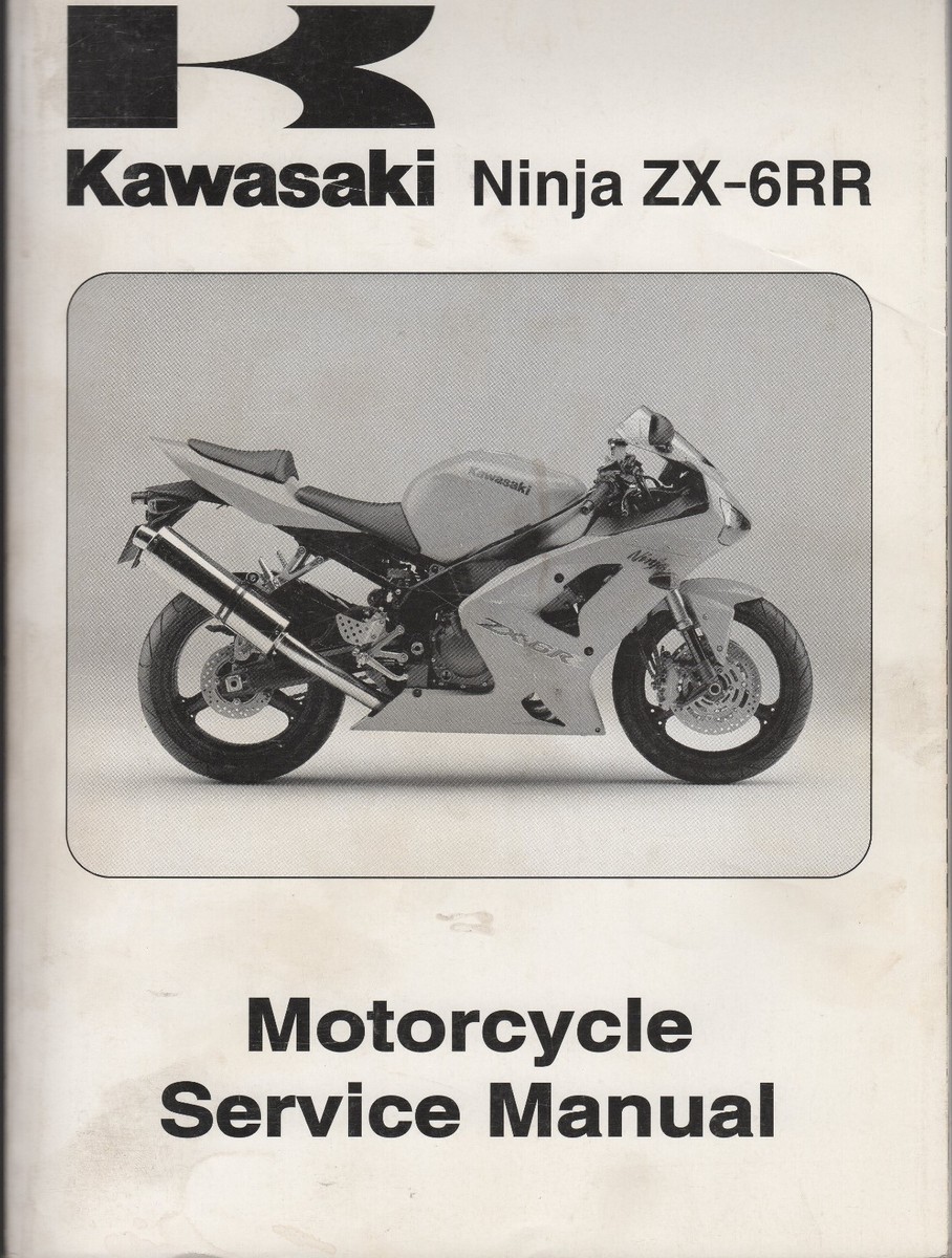 2004 KAWASAKI MOTORCYCLE NINJA ZX-6RR P/N 99924-1333-01 SERVICE
