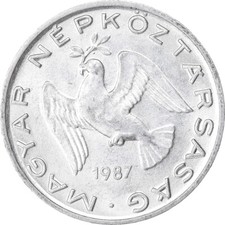 [#896946] Coin, Hungary, 10 Filler, 1987, Budapest, AU(55-58), Aluminum, KM:572