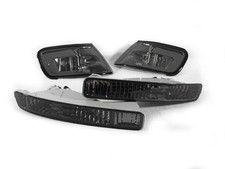 Combo Depo Jdm Smoke Corner Bumper Signal Lights For 1996-1997 Honda Accord