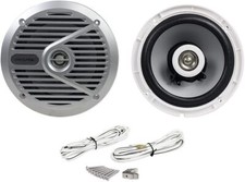 Alpine SPS-M601 110W 6-1/2" 6.5" 2-Way Type-S Marine Coaxial Speakers Silver