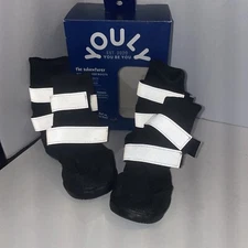 Dog's All-Weather Boots size LARGE by Youly (Petco) Black NEW