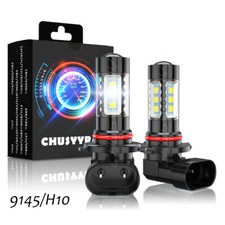 2x 9145/9140 9005 LED Fog Light Bulbs for HONDA CIVIC 1992-2003 6000K White
