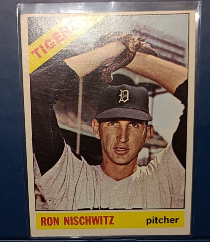 1966 Topps Card #38 Ron Nischwitz TIGERS EX | eBay
