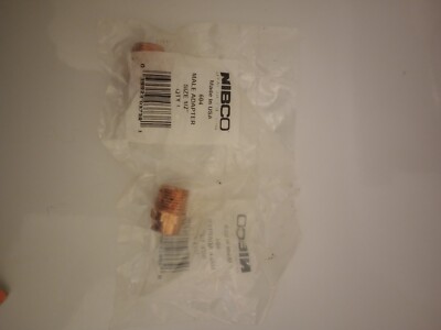 2 - Nibco 604 3/4 Male Adapters Copper