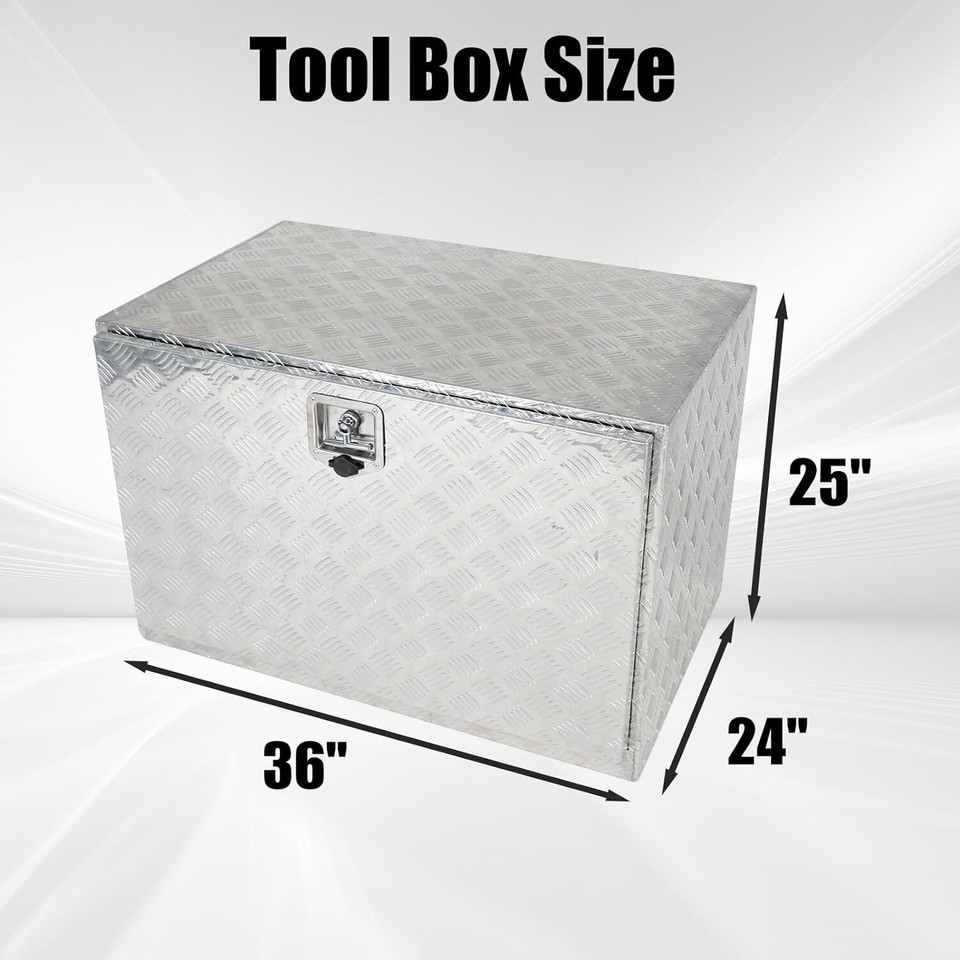 GARVEE 48x15x15 Inch Truck Bed Tool Box, Heavy Duty Aluminum GARVEE 48x15x15 Inch Truck Bed Tool Box, Heavy Duty Aluminum
