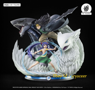 Fairy Tail 1/4 Gajeel & Wendy Limited Statue Figure Model