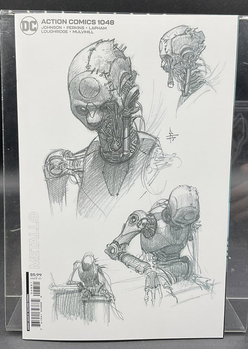 Action Comics #1048 Riccardo Federici Design Cardstock Variant Cover ...