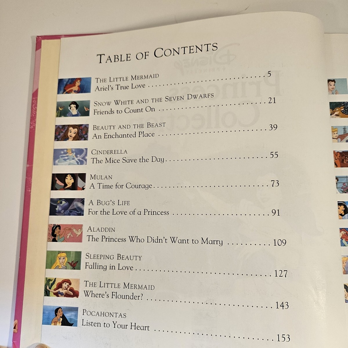 Disney Princess Collection by Disney Books,Hardcover, No Stickers