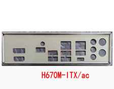Shield I/O IO Backplate For ASRock H670M-ITX/ac Motherboard
